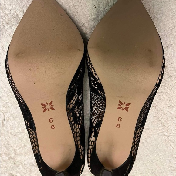 BCBGeneration Black Lace Pointed Pumps - Picture 5 of 5